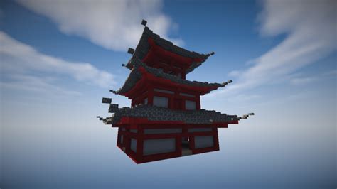 temple japonais minecraft|Sarogawa Temple